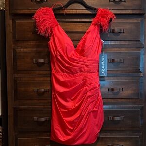 Ava Presley #27832 feather cocktail